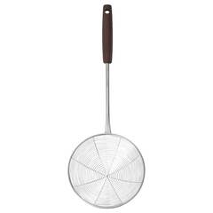 Шумовка IKEA SLITSTARK (СЛИСТАРК), Нержавеющая сталь, Орех