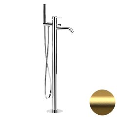 Remer Metrica MC08BG Смеситель для ванны, золото брашированное фото