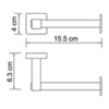 WasserKRAFT Dill K-3996 Держатель туалетной бумаги