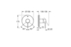 GROHE Essence 24168001 Внешняя часть смесителя для душа скрытого монтажа, круглая, хром