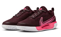 Женские теннисные кроссовки Nike Court Zoom Pro Premium - burgundy crush/hyper pink/white/pinksicle