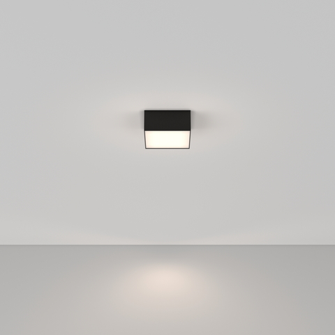Потолочный светодиодный светильник Maytoni Zon C032CL-12W4K-SQ-B