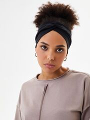 Косметическая повязка-чалма на голову с узлом