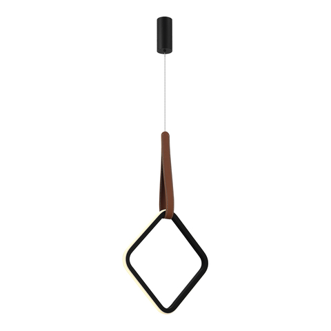 Светильник подвесной ST-Luce Черный, Терракотовый LED 1*12W SHAPE sl6131.423.12