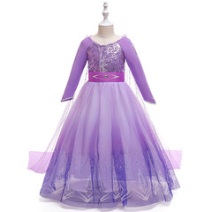 Фиолетовое платье Эльзы из м/ф 