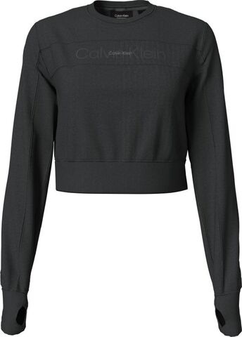 Женская теннисная толстовка Calvin Klein PW Pullover - black beauty