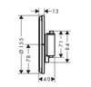 Hansgrohe 15554140 HG 15 554 140  ShowerSelect Comfort S Термостат для 2 потребителей, скрытый монтаж, BBR