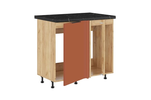 Брауни МП-1000 шкаф под мойку (Стол под мойку (прямой угол) одна створка+2 фальшпанели)