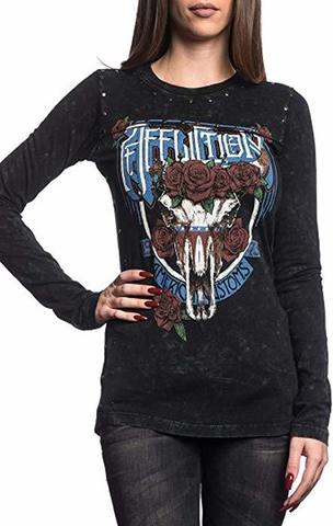 Affliction | Футболка лонгслив женская AC BLAKE AW13185 перед
