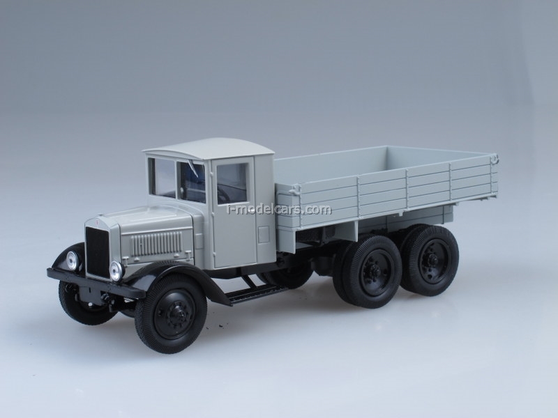 Scale model truck 1:43 ZIS-3 light blue 1930 