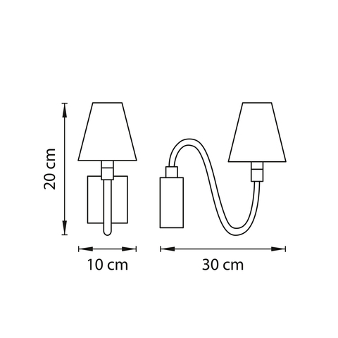 Настенный светильник Lightstar Bianco 760616