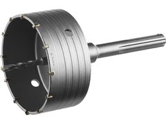 ЗУБР 125 мм, SDS - Plus, 12Т, коронка по бетону с державкой, Профессионал (2918-125)