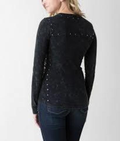 Affliction | Футболка лонгслив женская AC BLAKE AW13185 спина
