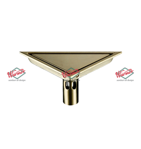 Душевой трап Warmer Bronze Line Triangle 120235