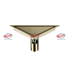 Душевой трап Warmer Bronze Line Triangle 120235