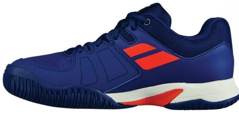 Кроссовки детские Babolat Pulsion Court Clay Junior - estate blue/orange