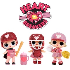 ЛОЛ Все Звезды Бейсбола Серия 1 Блестящие - Розовая Команда