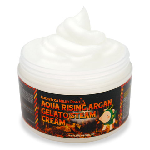 Крем для лица Elizavecca Aqua Rising Argan Gelato Steam Cream, 100 мл