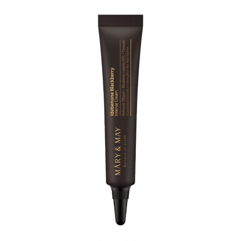 Mary&May Крем антивозрастной с идебеноном и ежевичным комплексом - Idebenone Blackberry Intense Cream , 12 мл