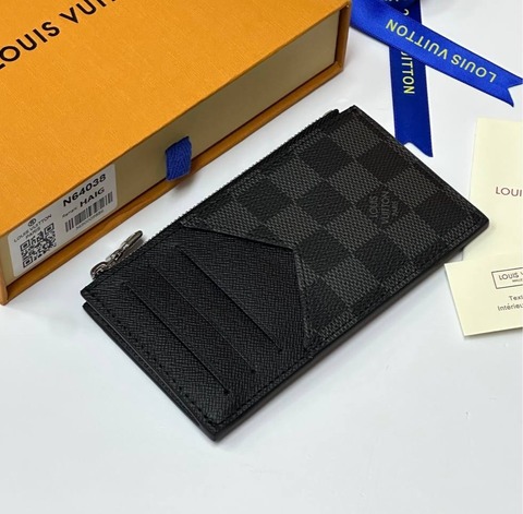 Держатель для карт Louis Vuitton, канва damier Graphite