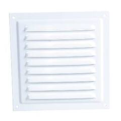 Решетка вентиляционная вытяжная стальная с покрытием полимерной эмалью 200х200