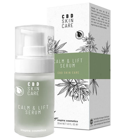 INSPIRA CBD Skin Care: Антистресс лифтинг-сыворотка  с маслом CBD для лица (CALM & LIFT Serum)