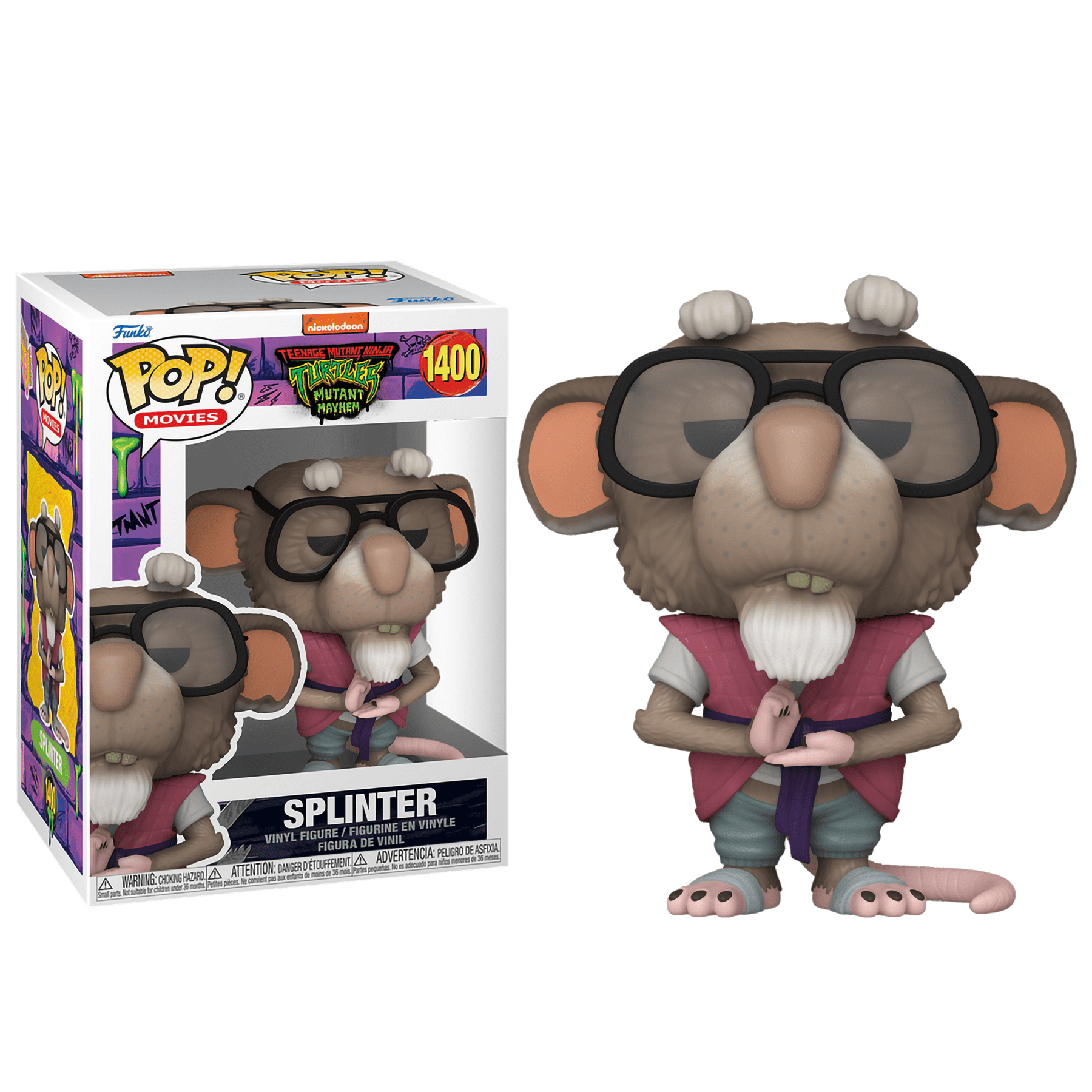 Funko POP! TMNT Mutant Mayhem: Splinter (1400) – купить по выгодной цене |  Интернет-магазин комиксов 28oi.ru