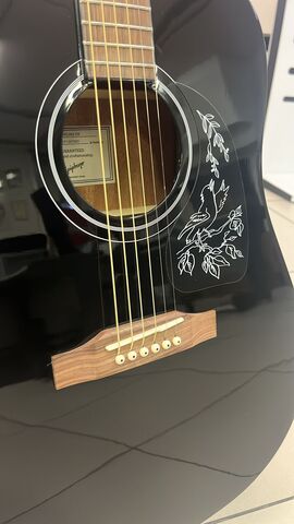 EPIPHONE Starling Ebony акустическая гитара, цвет черный