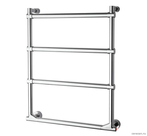 Margaroli Sole 512/4/530 Switch Black brushed nickel Полотенцесушитель электрический (кнопка справа) 638,5x105x530 цвет Black brushed nickel
