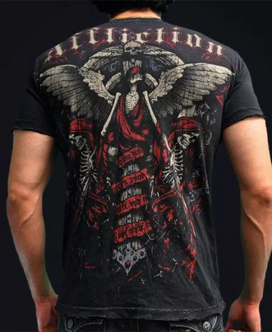 Affliction | Футболка мужская HEADSTONE TEE A1102 спина