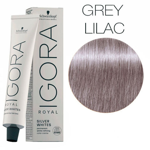 Schwarzkopf Igora Royal SilverWhites Grey Lilac (Холодная сирень) - Тонирующий краситель для волос