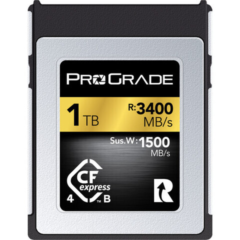 Карта памяти ProGrade Cfexpress B 1TB CFexpress 4.0 Type B Gold 3400/3000/1500 MB/s