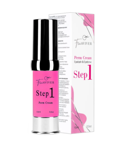 FreiAVIVER Состав №1 для ламинирования ресниц и бровей Perm Cream, 15мл