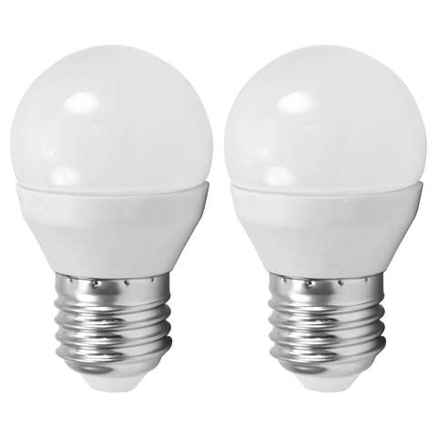 Лампа (комплект 2 шт.) Eglo LED LM-LED-E27 2X4W 320Lm 3000K G45 10777