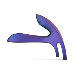 Фиолетовое эрекционное виброкольцо с клиторальной подушечкой Infinity Ignite - 