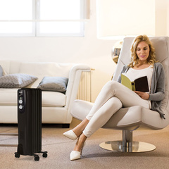 Радиатор маслянный Ballu Classic black BOH/CL-05BRN 1000Вт 5 секций в интернет-магазине ЯрТехника