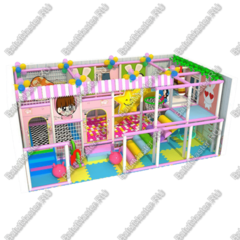 Детский игровой лабиринт "Два этажа веселья" HAS-LP28-01