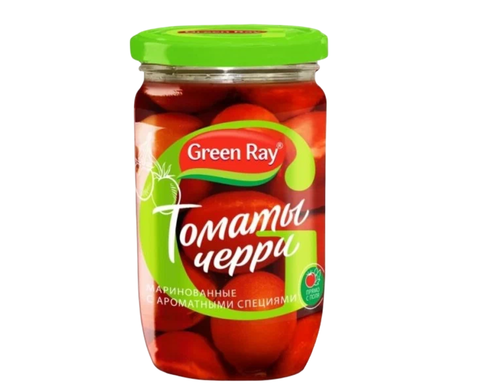 Томаты черри маринованные GREEN RAY 720мл