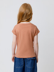 фуфайка  для девочки  К 302282/пробковое дерево