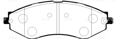 Колодки CTR GK0440P (CKKD-12-P)