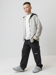 брюки  для мальчика  КР 400859/антрацитовый 3902 к602