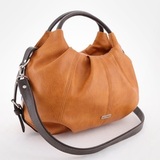 Сумка Саломея 357 македония горчичный + шоколад