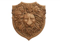 Силиконовый молд № 453 Щит лев