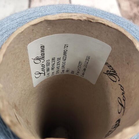 Кашемир с шелком LORO PIANA ROYAL 2/80 серо-голубой