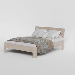 Кровать 90x200, Баямо, массив дуба срощенный, беленый