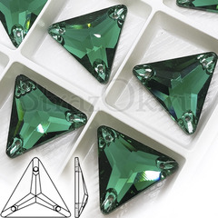 Купить пришивные стразы DeLux Emerald, Triangle в Казани