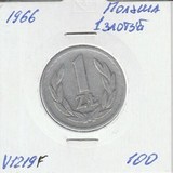 V1219F 1966 Польша 1 злотый