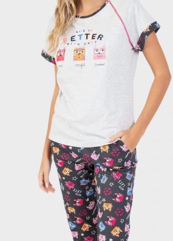 Пижама женская Massana 823 Grey Vigore P211211