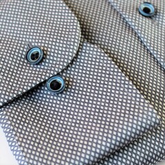 Сорочка Eterna Slim Fit 3324-F170-18 из фактурной ткани «в ромбики»