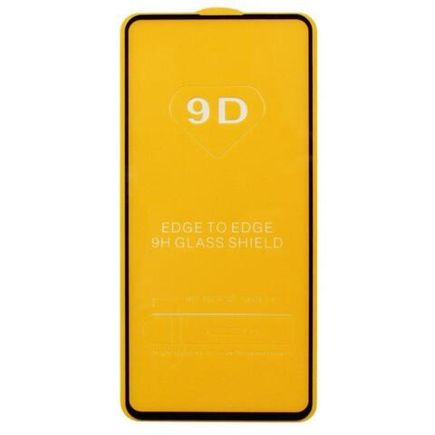 Защитное стекло 9H полный клей Full Glue для Xiaomi Redmi Note 9S / K30 Pro (Черная рамка)